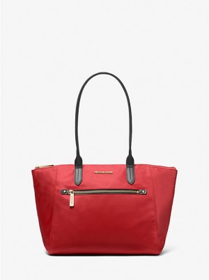 Michael Kors Kelsey Medium Nylon Naisten Tote FLAME | FIHAO1259