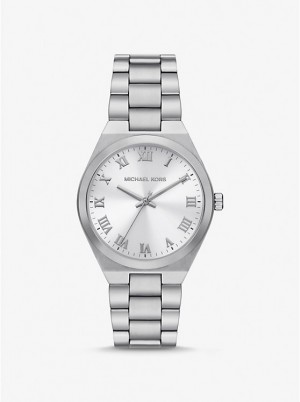 Michael Kors Lennox Silver-Tone Naisten Kello Hopea | FIZUF1588