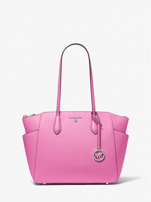 Michael Kors Marilyn Medium Saffiano Leather Naisten Tote CERISE | FIXYF1264