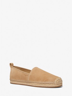 Michael Kors Owen Suede Espadrille Miesten Tennarit CAMEL | FIWNY2282