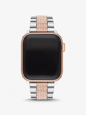 Michael Kors Pavé Two-Tone Strap For Apple® Naisten Kello TWO TONE | FIDFL1647