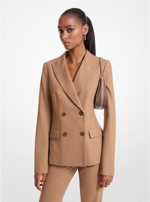 Michael Kors Stretch Wool Blazer Naisten Takki Tumman | FIDFM1412