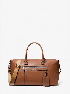 Michael Kors Varick Leather Miesten Duffle Laukku LUGGAGE | FITCK2132