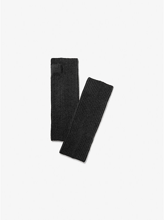 Michael Kors Ribbed Cashmere Fingerless Naisten Käsineet Mustat | FIJPZ1000