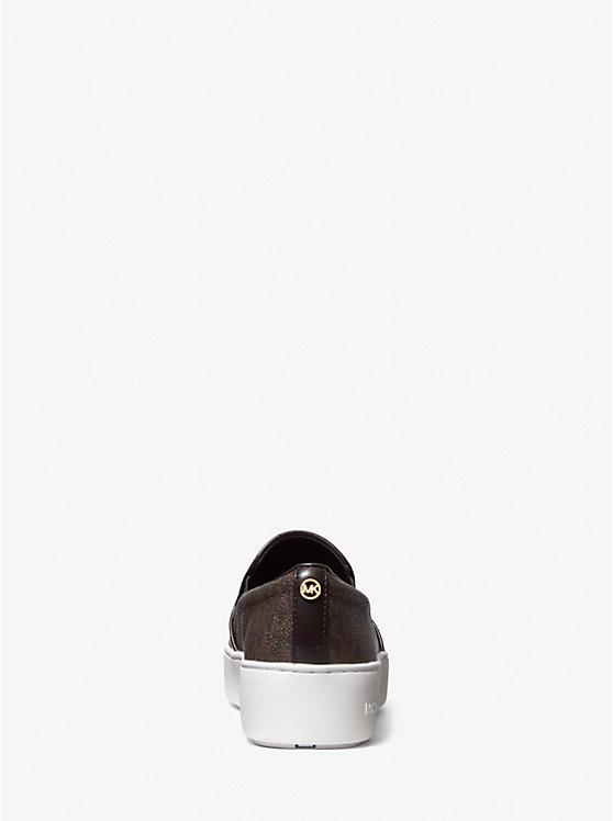 Michael Kors Trent Logo Slip-On Naisten Tennarit Ruskea | FIILP2016